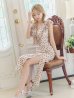 画像5: Lサイズあり【DEA. by ROBE de FLEURS/ディアバイローブドフルール】フリル/ リボン/ ドット/ マーメイド/ ミモレ丈/ ミディアムドレス/ キャバドレス[OF2]