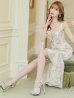 画像19: Lサイズあり【DEA.by ROBE de FLEURS/ディアバイローブドフルール】マーメイド/ フローラル/ バストジップ/ フリル/ テールカット/ ミディアムドレス/ キャバドレス[OF2]