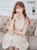 画像13: Lサイズあり【DEA. by ROBE de FLEURS/ディアバイローブドフルール】ワンカラー/ ノースリーブ/ ベルト付き/ プリーツ/ フレア/ ワンピース/ ミニドレス/ キャバドレス[OF2]