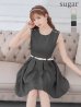 画像4: Lサイズあり【DEA. by ROBE de FLEURS/ディアバイローブドフルール】ワンカラー/ ノースリーブ/ ベルト付き/ プリーツ/ フレア/ ワンピース/ ミニドレス/ キャバドレス[OF2]