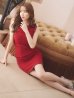 画像6: Lサイズあり【DEA.by ROBE de FLEURS/ディアバイローブドフルール】シンプル/ ツイード/ ゴールドチェーン/ ノースリーブ/ ワンカラー/ タイト/ ミニドレス/ キャバドレス[OF2]