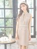 画像14: Lサイズあり【DEA.by ROBE de FLEURS/ディアバイローブドフルール】ツイード/ チェック/ ジップ/ 谷間魅せ/ タイト/ ミニドレス/ キャバドレス[OF2]