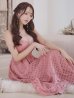画像38: Lサイズあり【DEA. by ROBE de FLEURS/ディアバイローブドフルール】フロントジッパー/ チュール/ キャミソール/ Aライン/ フレア/ ミモレ丈/ ミディアム丈/ ワンピース/ ミディアムドレス/ キャバドレス[OF2]