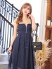 画像22: Lサイズあり【DEA. by ROBE de FLEURS/ディアバイローブドフルール】フロントジッパー/ チュール/ キャミソール/ Aライン/ フレア/ ミモレ丈/ ミディアム丈/ ワンピース/ ミディアムドレス/ キャバドレス[OF2]