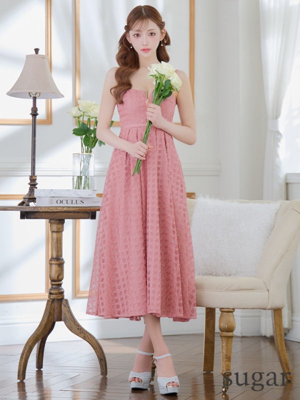 モーヴピンク モデル:明日花キララ 身長:162cm 着用サイズ:Sサイズ