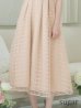 画像16: Lサイズあり【DEA.by ROBE de FLEURS/ディアバイローブドフルール】チェック/ オーガンジー/ バストカット/ フレア/ ワンピース/ ミモレ丈/ ロングドレス/ キャバドレス long[OF2]