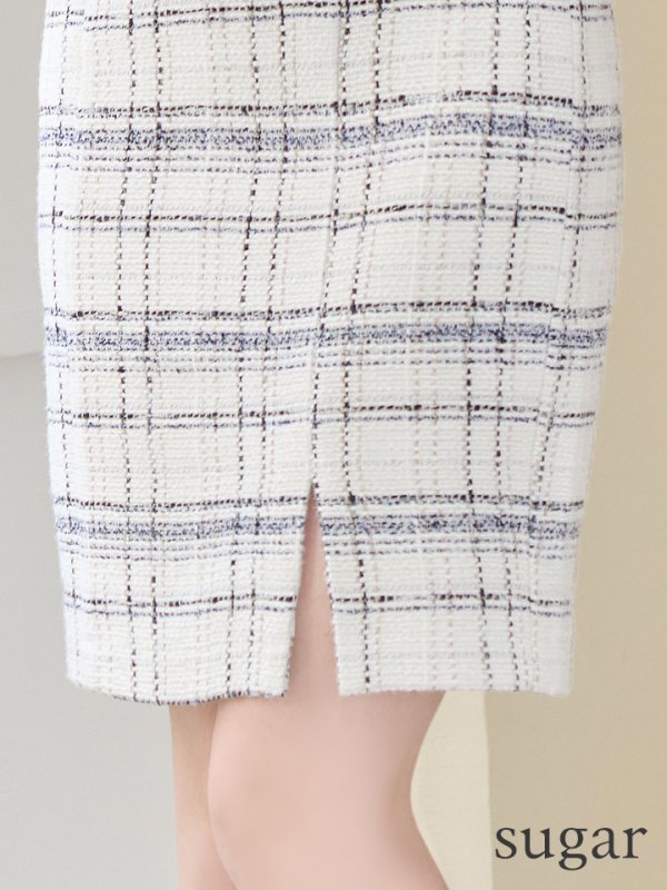 画像17: Lサイズあり【DEA./ディア】チェックツイード/ アメスリ/ バストカット/ タイト/ ミニドレス/ キャバドレス【OF08】