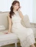 画像11: Lサイズあり【DEA.by ROBE de FLEURS/ディアバイローブドフルール】ホルターネック/ バックリボン/ レース/ フレア/ ワンピース/ ミモレ丈/ ミディアムドレス/ キャバドレス long[OF2]