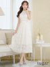 画像15: Lサイズあり【DEA.by ROBE de FLEURS/ディアバイローブドフルール】ホルターネック/ バックリボン/ レース/ フレア/ ワンピース/ ミモレ丈/ ミディアムドレス/ キャバドレス long[OF2]