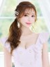 画像17: Lサイズあり【DEA. by ROBE de FLEURS/ディアバイローブドフルール】肩フリル/ ダブルボタン/ スリット/ ミモレ丈/ ミディアムドレス/ キャバドレス[OF2]