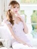 画像18: Lサイズあり【DEA. by ROBE de FLEURS/ディアバイローブドフルール】肩フリル/ ダブルボタン/ スリット/ ミモレ丈/ ミディアムドレス/ キャバドレス[OF2]