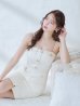 画像3: 【DEA.by ROBE de FLEURS/ディアバイローブドフルール】スプリングツイード/ デニムスプリングツイード/ キャミソール/ タイト/ ミニドレス/ キャバドレス[OF2]