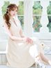画像12: Lサイズあり【DEA. by ROBE de FLEURS/ディアバイローブドフルール】襟付き/ ノースリーブ/ ボリュームフレア/ ミディアムドレス/ キャバドレス[OF2]