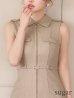 ベージュ　モデル：ゆめ　身長：160cm　着用サイズ：Sサイズ