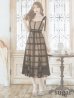 画像10: Lサイズあり【DEA. by ROBE de FLEURS/ディアバイローブドフルール】チュールチェック/ リボンショルダー/ ノースリーブ/ Aライン/ フレア/ ミモレ丈/ ワンピース/ ミディアムドレス/ キャバドレス[OF2]