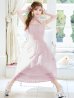 画像2: XS-Lサイズあり【DEA. by ROBE de FLEURS/ディアバイローブドフルール】バストオープンカット/ ウエストスリット/ チェック/ フレア/ ロング/ ミディアムドレス/ キャバドレス[OF2] (2)