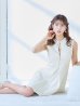 画像3: Lサイズあり【DEA.by ROBE de FLEURS/ディアバイローブドフルール】センタージップ/ シンプル/ ノースリーブ/ レディ/ フレア/ ミニドレス/ キャバドレス[OF2]