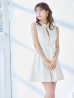 画像4: Lサイズあり【DEA.by ROBE de FLEURS/ディアバイローブドフルール】センタージップ/ シンプル/ ノースリーブ/ レディ/ フレア/ ミニドレス/ キャバドレス[OF2]