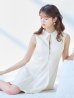画像6: Lサイズあり【DEA.by ROBE de FLEURS/ディアバイローブドフルール】センタージップ/ シンプル/ ノースリーブ/ レディ/ フレア/ ミニドレス/ キャバドレス[OF2]
