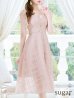 画像13: XS-Lサイズあり【DEA. by ROBE de FLEURS/ディアバイローブドフルール】肩リボン/ チェック柄/ オーガンジー/ フレア/ ロング/ キャミ/ ミディアムドレス/ キャバドレス[OF2]