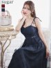画像32: Lサイズあり【DEA.by ROBE de FLEURS/ディアバイローブドフルール】チュールチェック/ ベルトデザイン/ キャミ/ フレア/ ミモレ丈/ ミディアムドレス/ キャバドレス[OF2]
