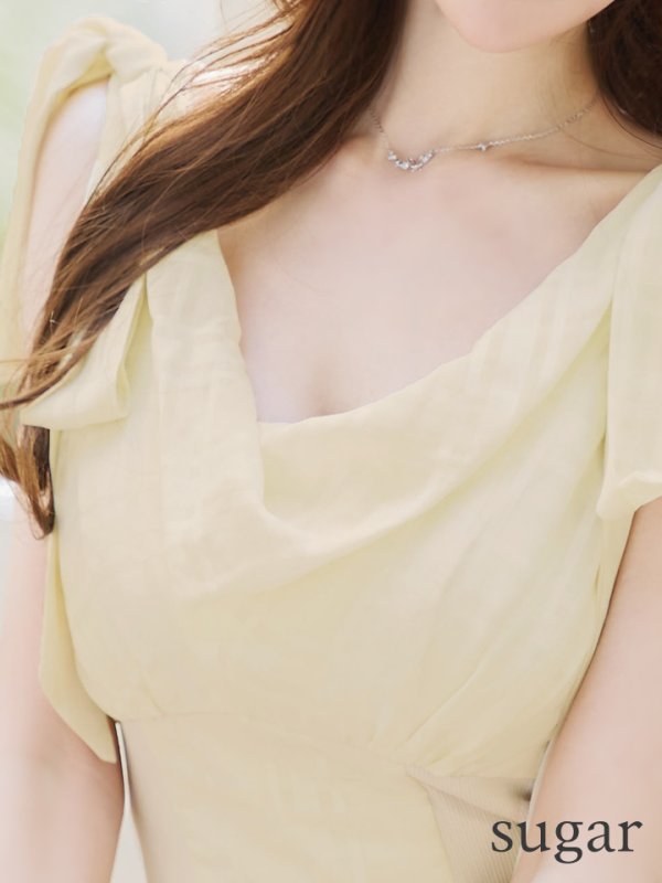 アイボリー モデル:ゆめ 身長:160cm 着用サイズ:Sサイズ