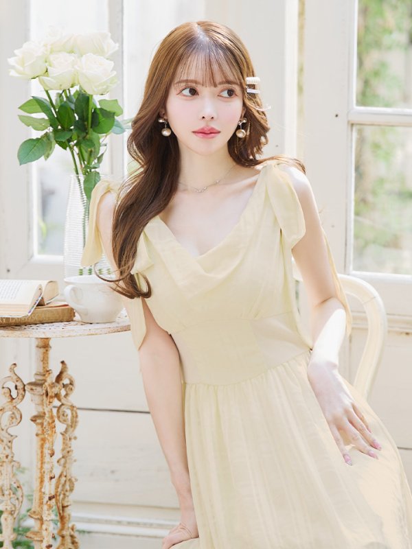 アイボリー モデル:ゆめ 身長:160cm 着用サイズ:Sサイズ