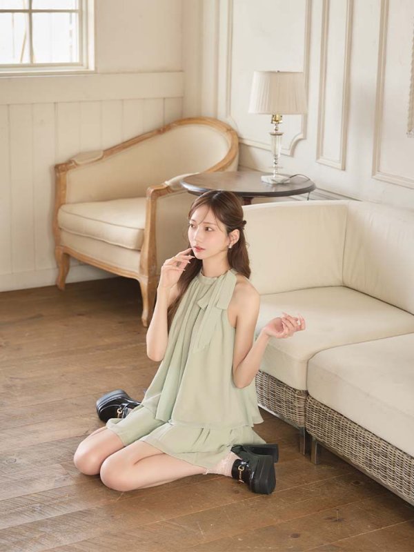 ミント　モデル：あすか　身長：170cm　着用サイズ：Sサイズ