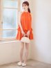 オレンジ モデル：けい　身長165cm　着用サイズ：Sサイズ