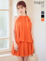 【けい/関西コレクション着用】XSサイズあり【DEA./ディア】サテン/ シフォン/ フレア/ セットアップ/ ミニドレス/ キャバドレス【HC02】【一部予約商品/9月上旬発送予定】