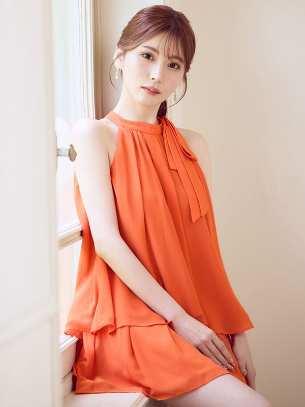 オレンジ モデル：けい　身長165cm　着用サイズ：Sサイズ