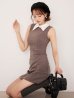 グレー モデル：れみ　身長：163cm　着用サイズ：Sサイズ
