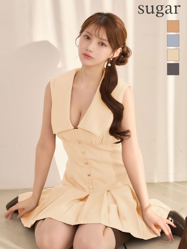 アイボリー　モデル：ももか　身長：156cm　着用サイズ：Sサイズ