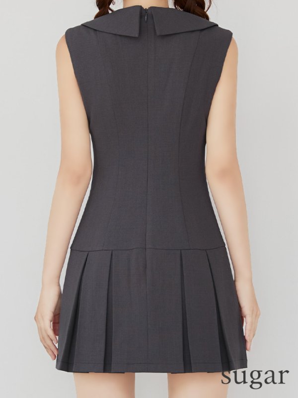 グレー　モデル：まりん　身長：164cm　着用サイズ：Sサイズ