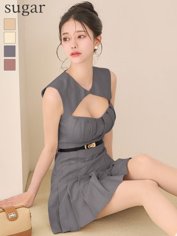 グレー　モデル：ゆりお　身長：165cm　着用サイズ：Sサイズ