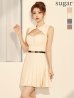 画像15: 【予約商品/9月上旬発送予定】XSサイズあり【DEA./ディア】バストカット/ ベルト/ フィンプリーツ/ セミフレア/ ミニドレス/ キャバドレス【HC02】