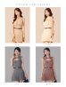 画像35: 【予約商品/9月上旬発送予定】XSサイズあり【DEA./ディア】バストカット/ ベルト/ フィンプリーツ/ セミフレア/ ミニドレス/ キャバドレス【HC02】
