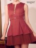 レッド　モデル：明日花キララ　身長：162cm 着用サイズ：Sサイズ