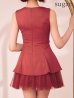 レッド　モデル：明日花キララ　身長：162cm 着用サイズ：Sサイズ