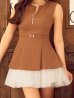 キャメル　モデル：三上悠亜　身長：159cm　着用サイズ：Sサイズ