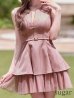 ピンク　モデル：天海りこ　身長：156cm　着用サイズ：Sサイズ