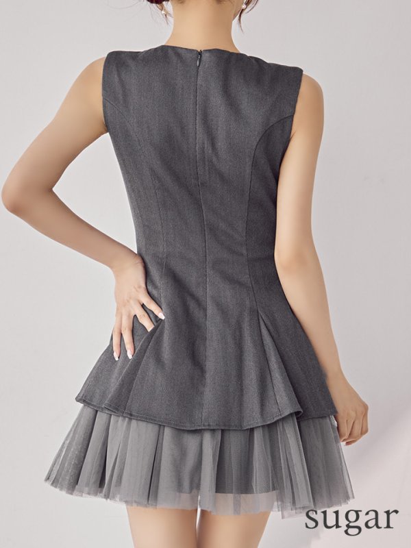 グレー　モデル：ももか　身長：156cm　着用サイズ：Sサイズ