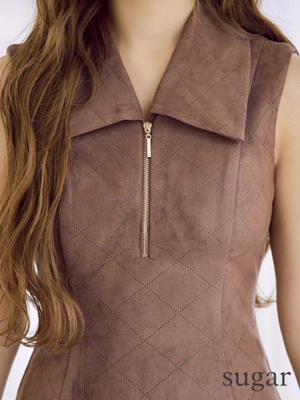 ブラウン　モデル：ななにー　身長：161cm　着用サイズ：Sサイズ