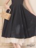 ブラック　モデル：明日花キララ　身長：162cm　着用サイズ：Sサイズ