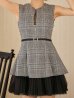 グレーチェック モデル：ももか　身長：156cm　着用サイズ：Sサイズ