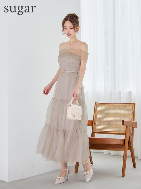 グレージュ モデル：ゆめ　身長：160cm　着用サイズ：Sサイズ