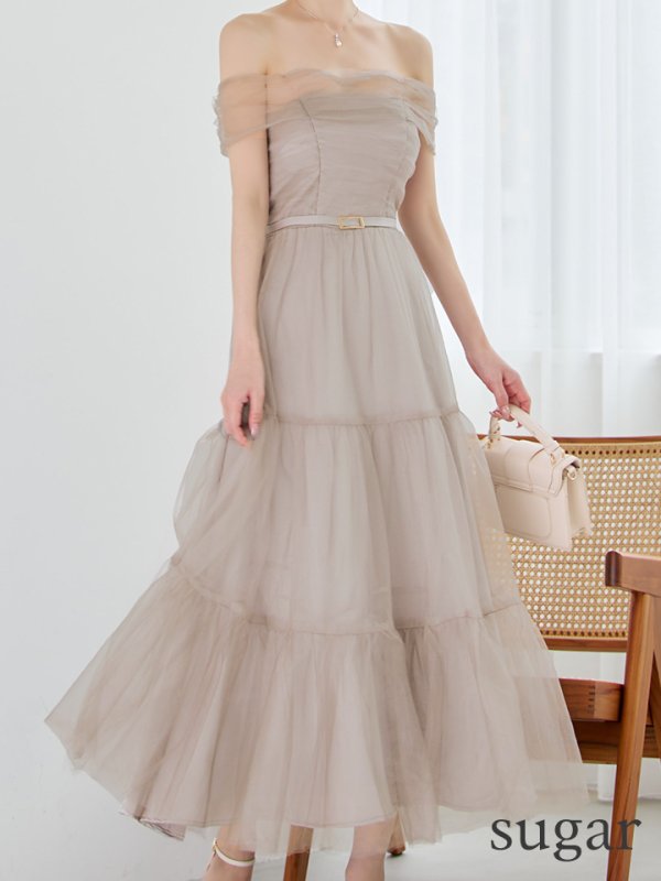 グレージュ モデル：ゆめ　身長：160cm　着用サイズ：Sサイズ