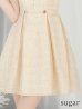 画像13: XSサイズあり【DEA.by ROBE de FLEURS/ディアバイローブドフルール】チェック柄/ 刺繍レース/ フロントジッパー/ ノースリーブ/ ワンカラー/ フレア/ ミニドレス/ キャバドレス[OF2]