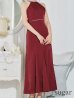 ワインレッド モデル：桜伊みやこ　身長：168cm　着用サイズ：Sサイズ