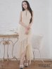 画像7: Lサイズあり【DEA.by ROBE de FLEURS/ディアバイローブドフルール】マーメイド/ バストジップ/ チェック/ オーガンジー/ ノースリーブ/ ワンピース/ ロングドレス/ キャバドレス long[OF2]
